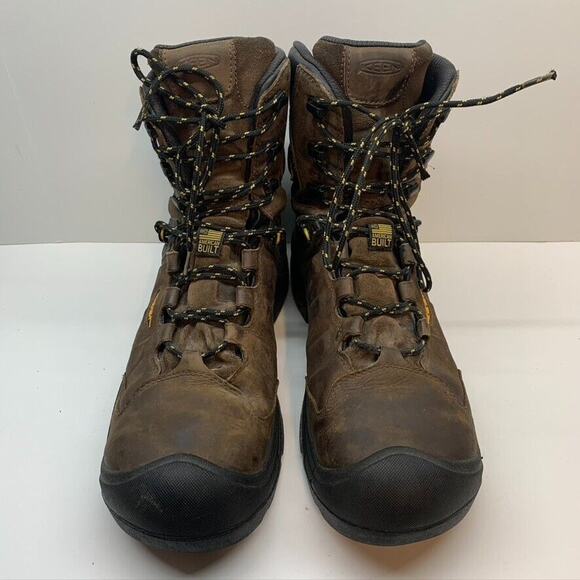 KEEN Dover 8” Men’s Utility Dark Earth/Black Work & Safety Boot Size 14(2E) Wide main image 6